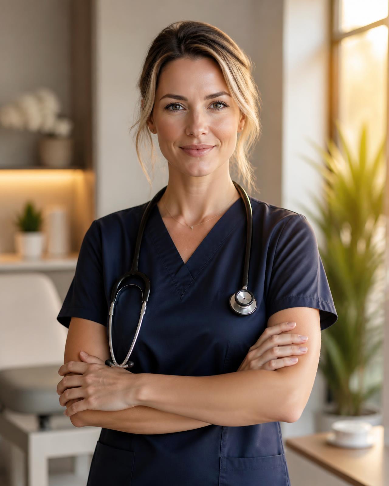 Independent healthcare provider in her own direct-pay practice